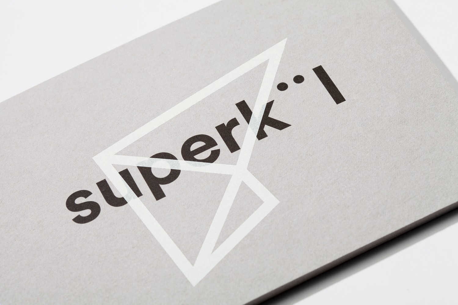 Brand identity and notecard by Toronto-based graphic design studio Blok for Canadian architecture firm Superkül