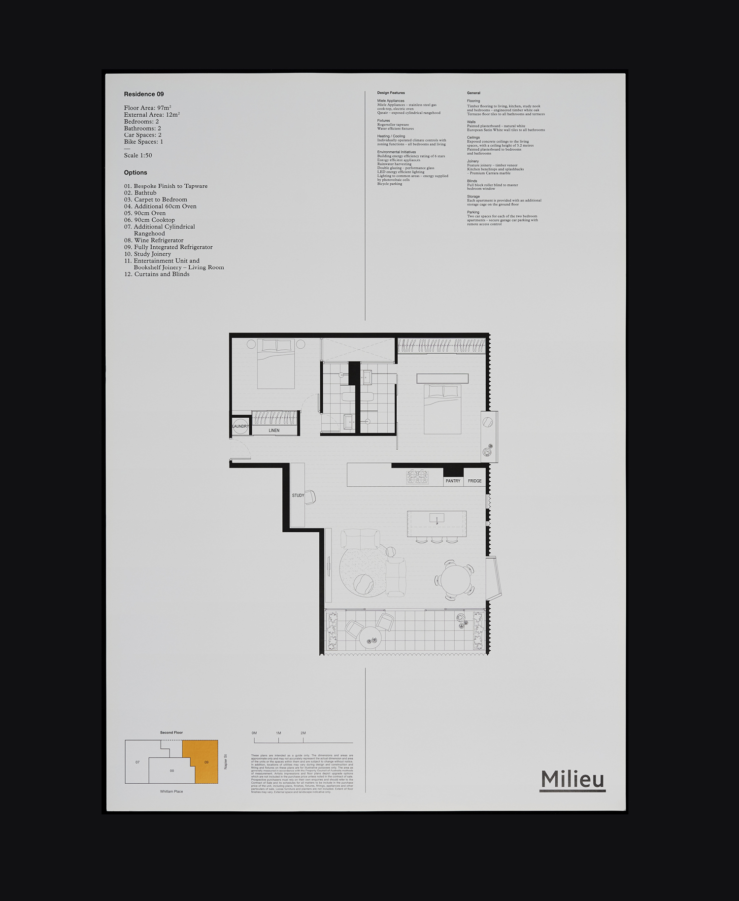 Floor plan designed by Studio Hi Ho for Fitzroy development Whitlam Place
