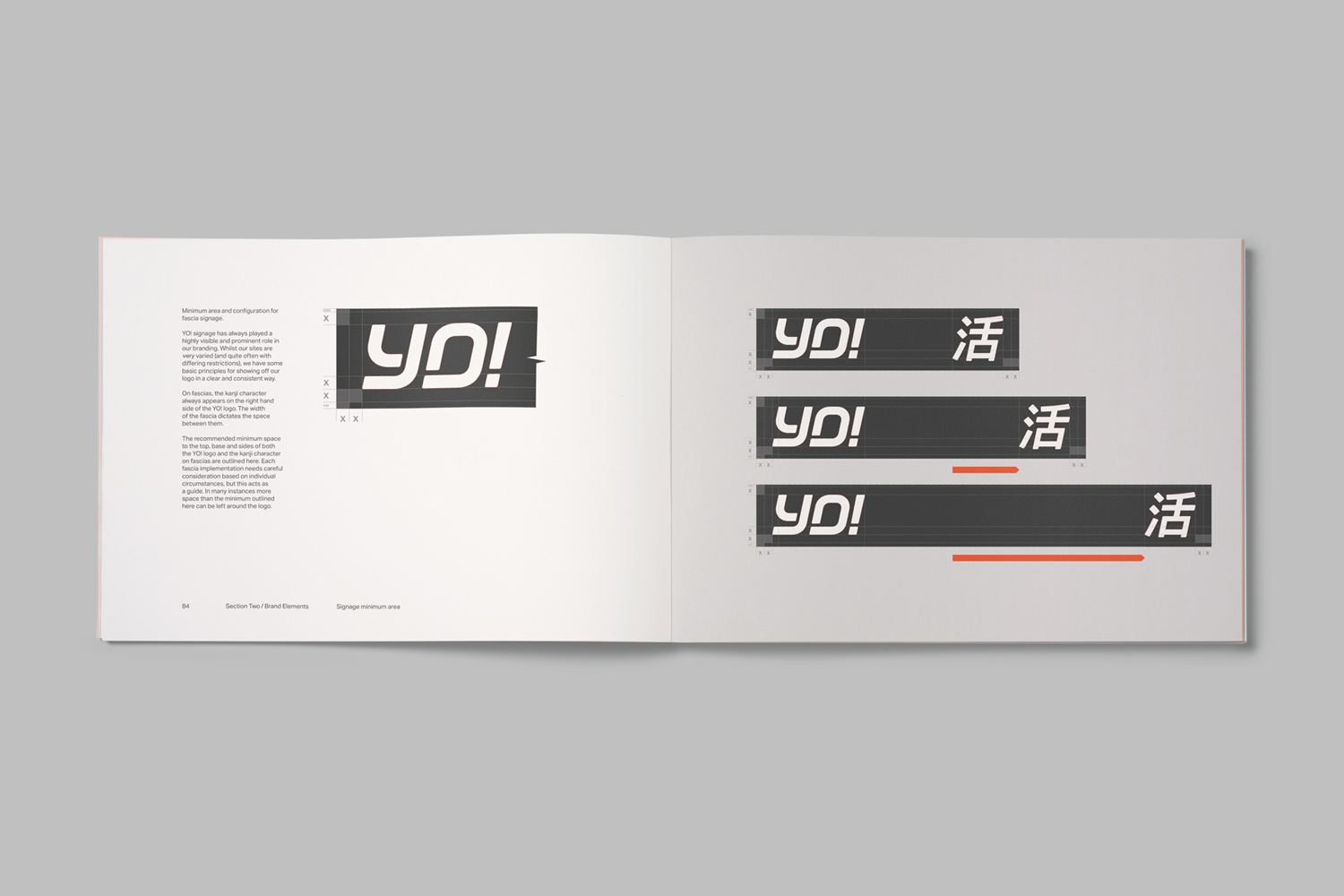 Brand book by London-based Paul Belford Ltd. for restaurant chain Yo! Sushi