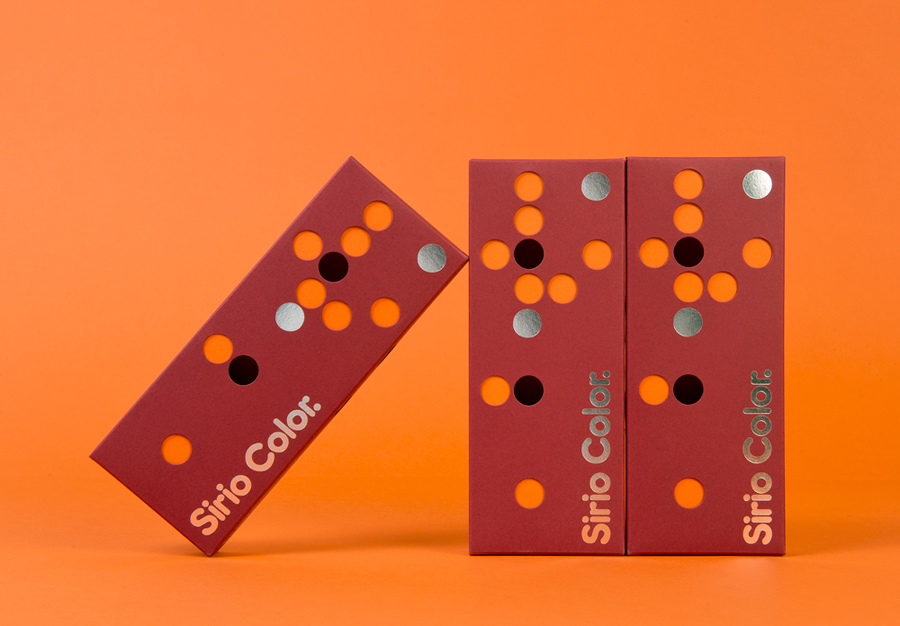 Packaging for paper manufacturer Fedrigoni's Sirio Color range designed by Design Project