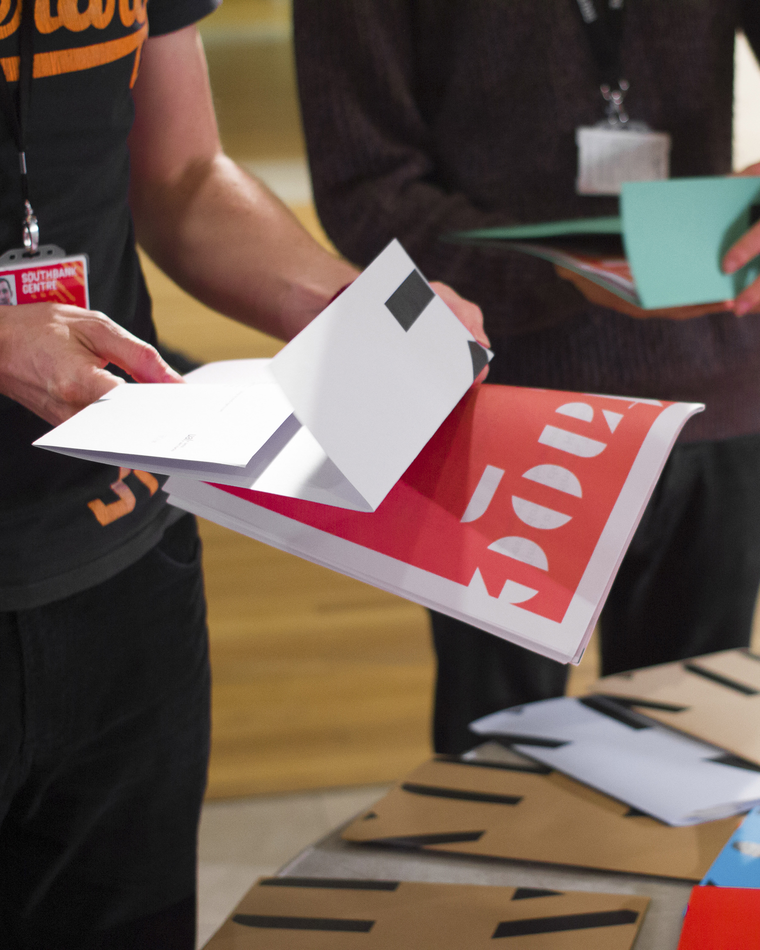 Brand identity and print communication by Bond for Heritage: A User's Manual, an exhibition in London's Southbank Centre