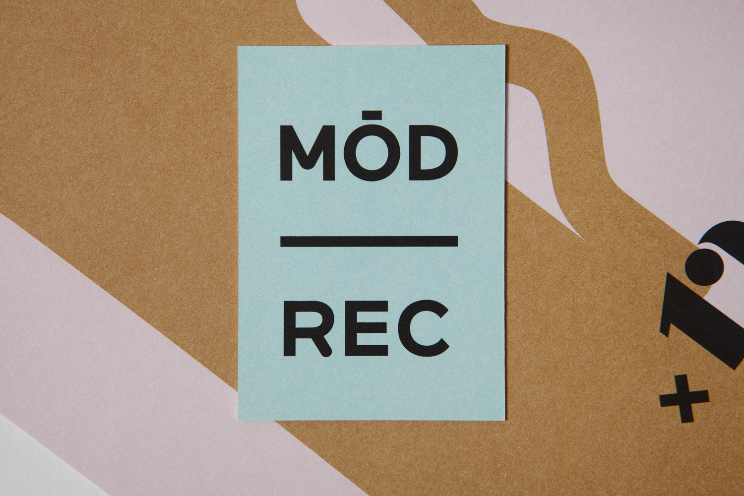 Graphic identity and print by Blok for subscription coffee service Modern Recreation