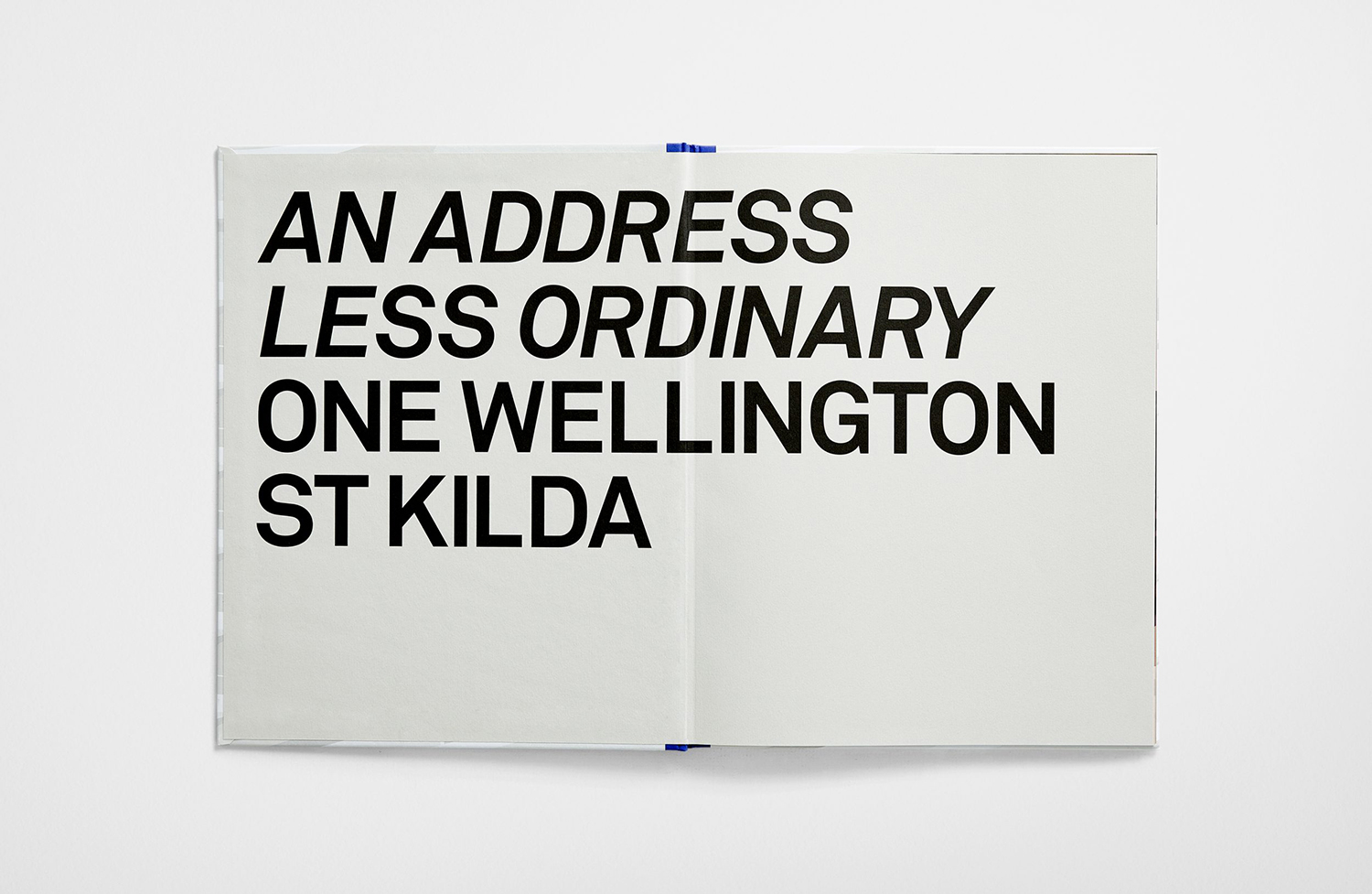 Brand identity and campaign designed by Studio Ongarato for property development One Wellington St Kilda