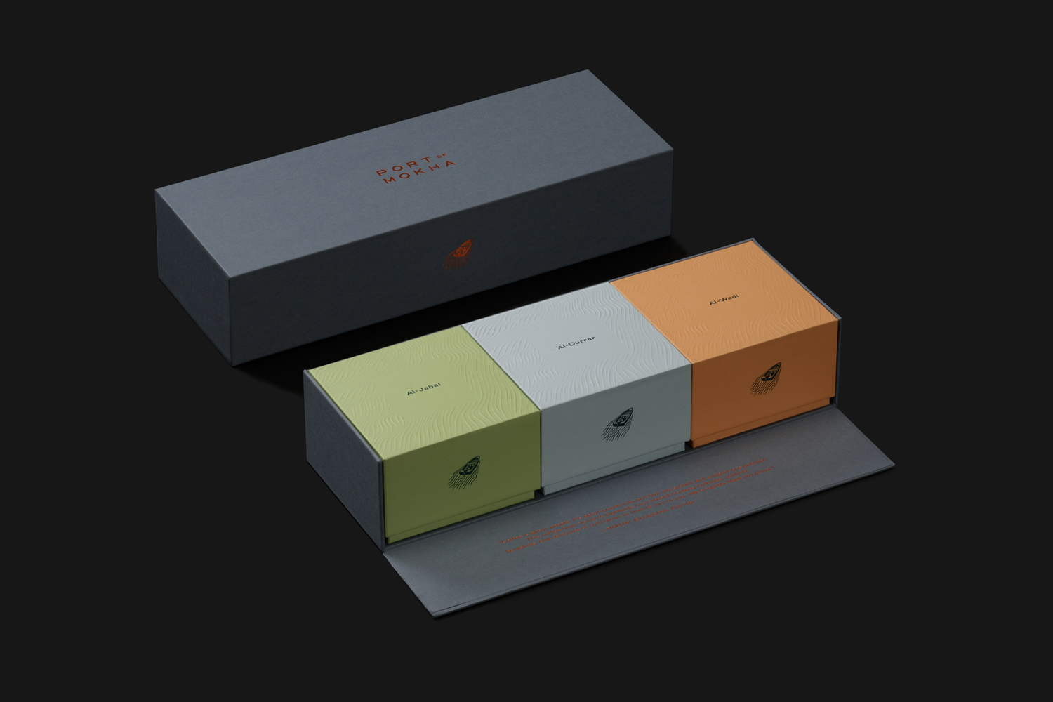 Modern Luxury Coffee Packaging – Port of Mokha by Manual, United States