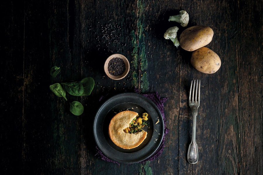 Product and ingredient photography by Believe In for Clive's Gluten Free Pies