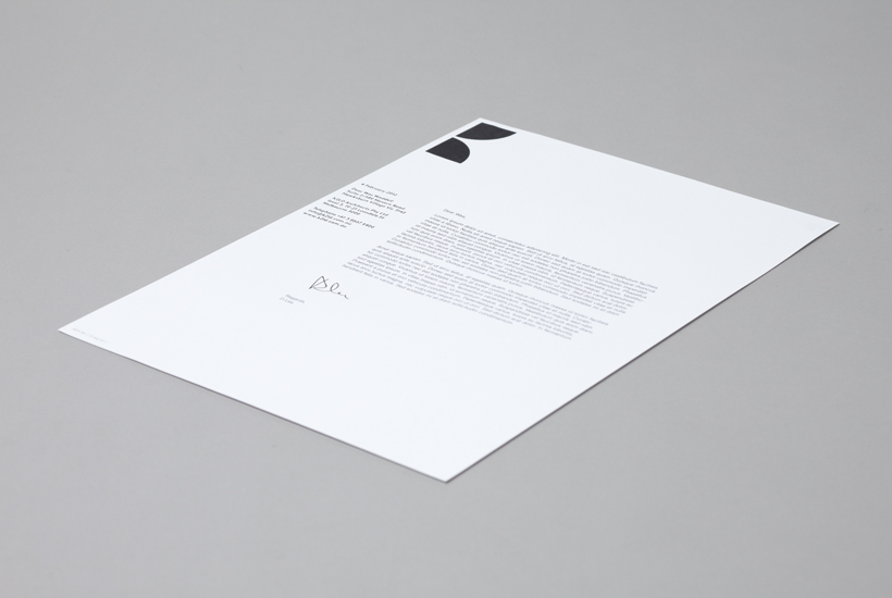 Logo and letterhead design by Studio Hi Ho for Melbourne-based architecture and interior design firm K2LD