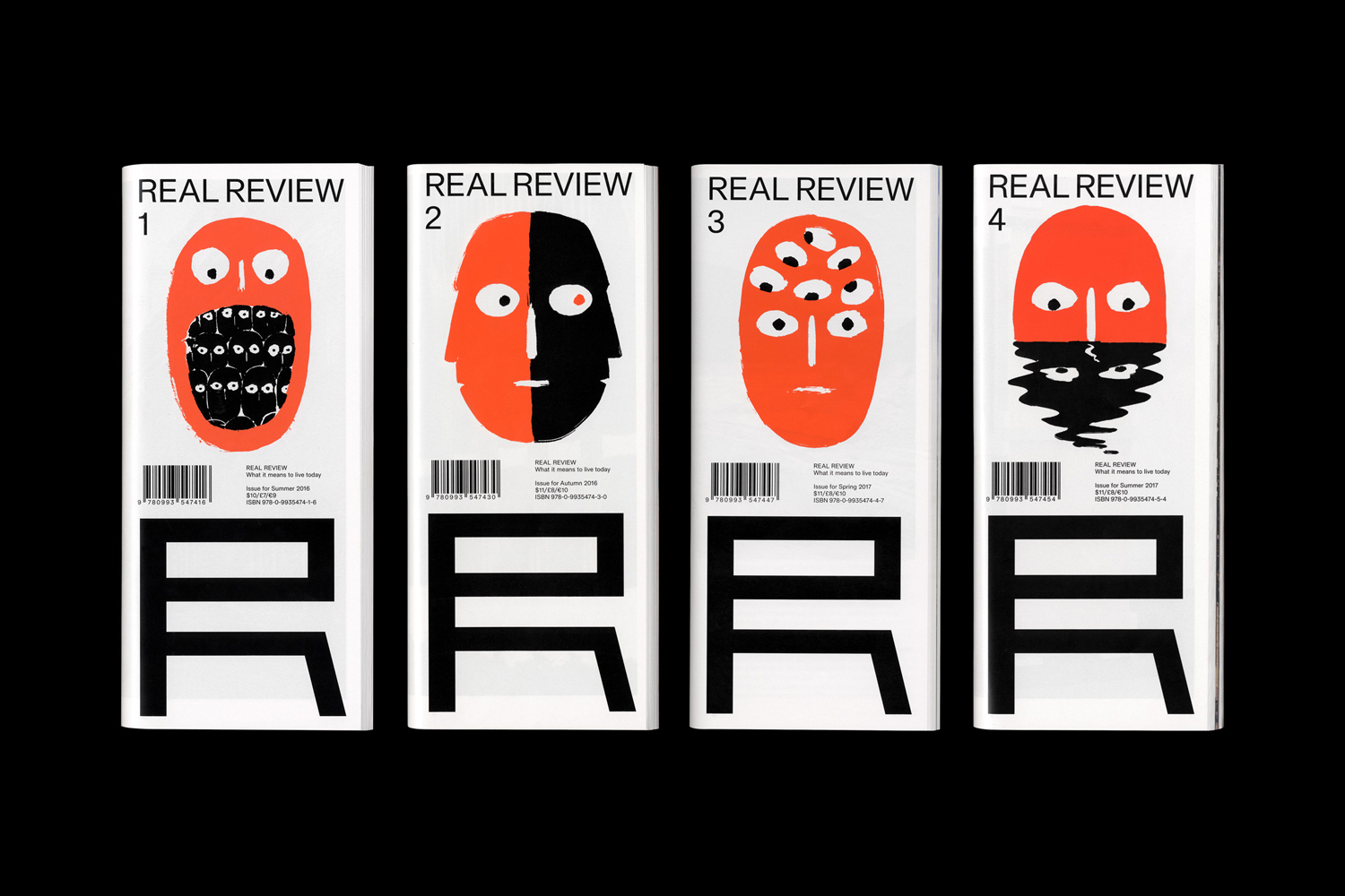 Magazine Design Inspiration – Real Review by OK-RM