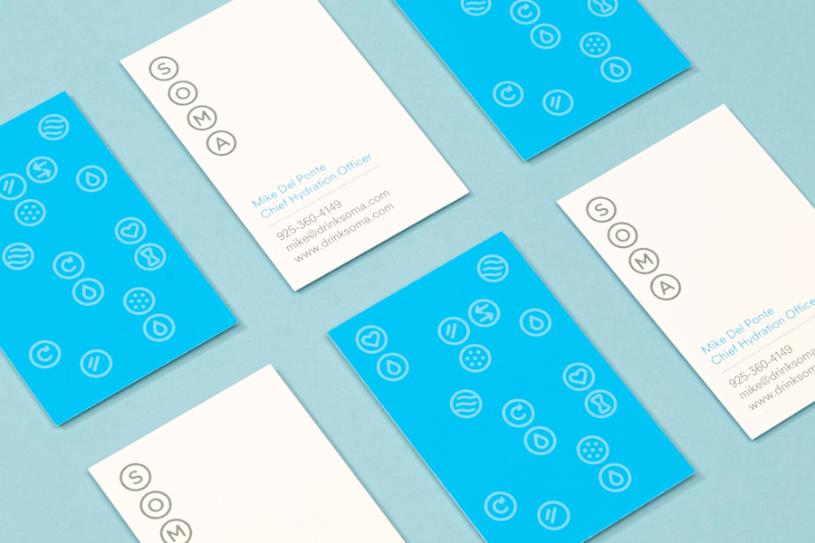 Business card design by Manual for water filtration brand Soma