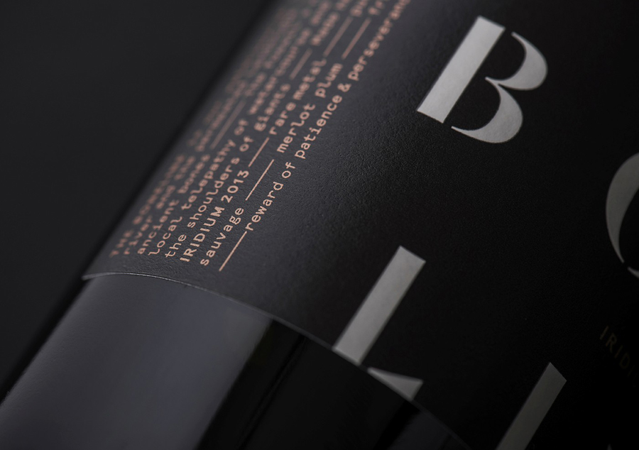 Branding and wine labels for The Bone Line designed by Inhouse