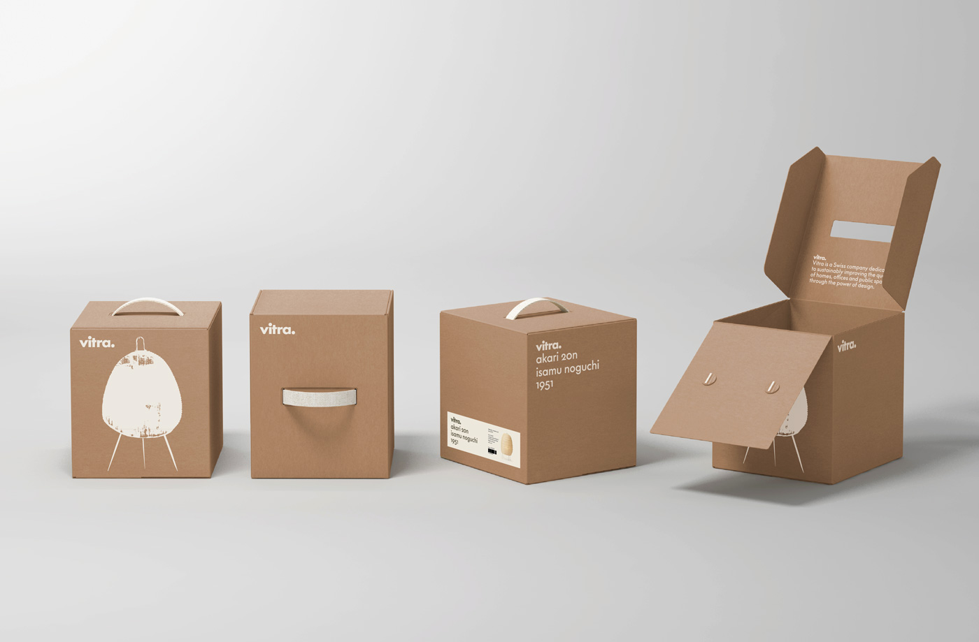 Package design for Vitra by Swedish design studio BVD