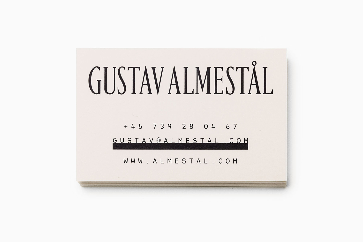 The Best Branding of 2017 – Gustav Almestål by Bedow, Sweden