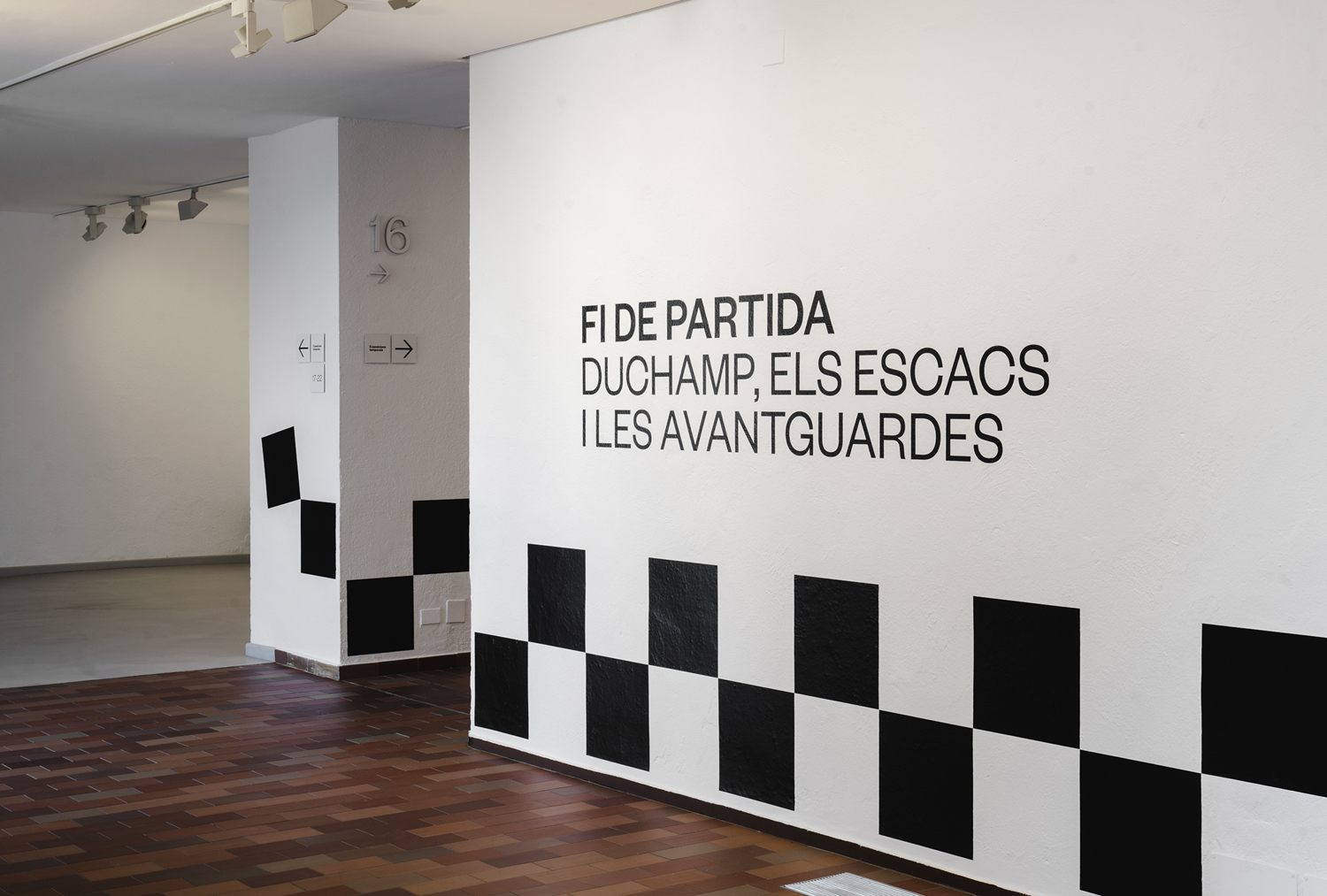 Visual identity and print by Hey for the exhibition Endgame: Duchamp, Chess, and the Avant-Garde at Fundació Joan Miró