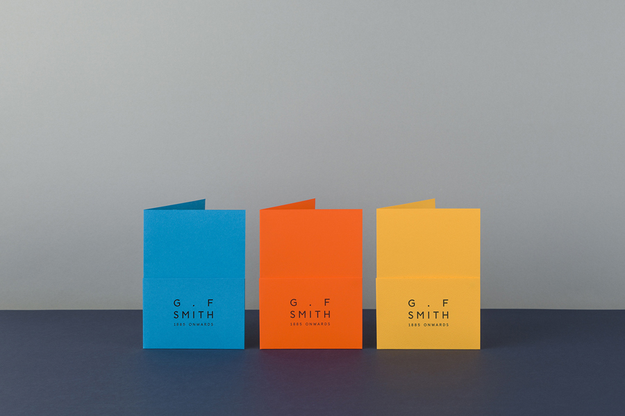 Top 5 Brand Identity Projects of 2014 – G . F Smith designed by Made Thought