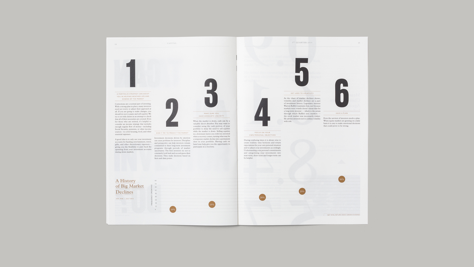 Brand identity and quarterly newspaper for Illinois based Hedeker Wealth & Law by Socio Design