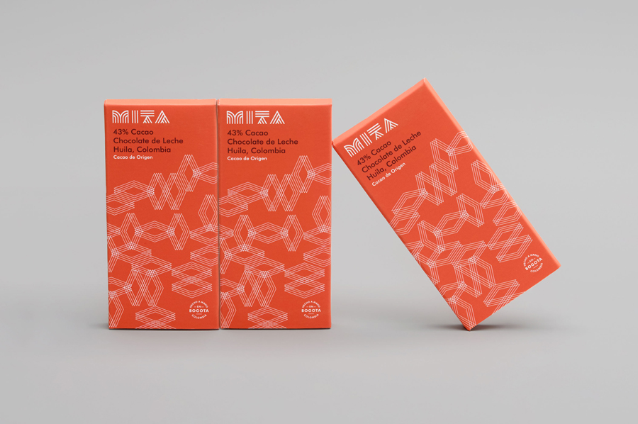 Branding and packaging for Mita Chocolate Co. by Moniker, United States via BP&O A Packaging Design Blog.