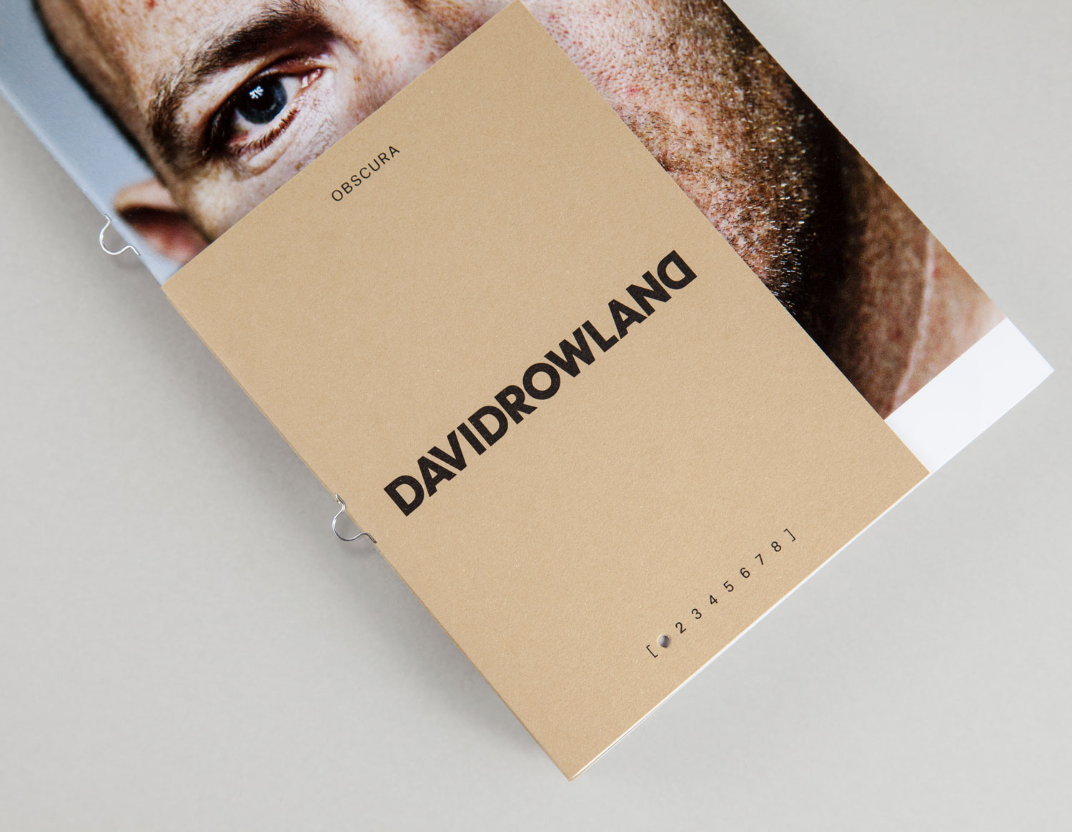 Brand identity and lookbook by London-based graphic design studio ico Design for photographer David Rowland
