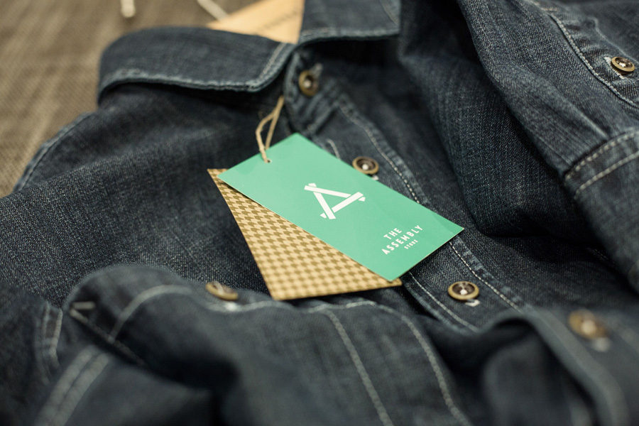 Logo and tags by Bravo for Singapore based men's retail store and coffee shop The Assembly