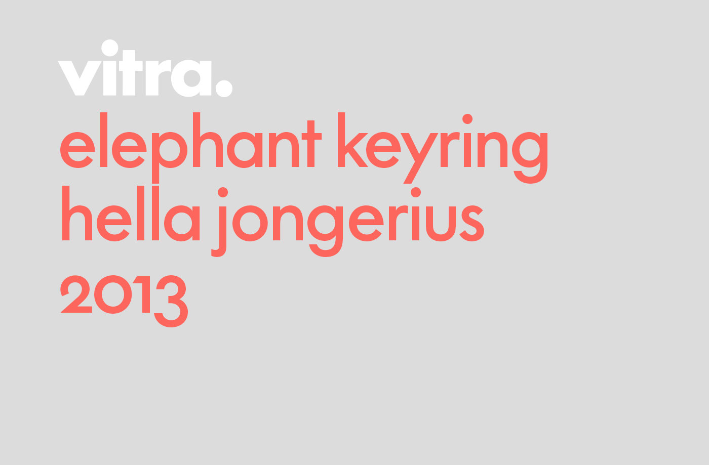 Typographic system for Vitra by BVD