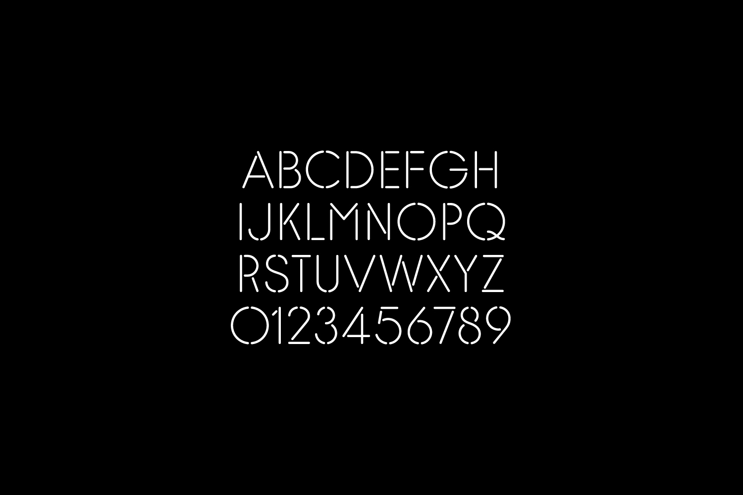 Custom typeface created by Studio Makgill for designer furniture and accessories retailer The Lollipop Shoppe