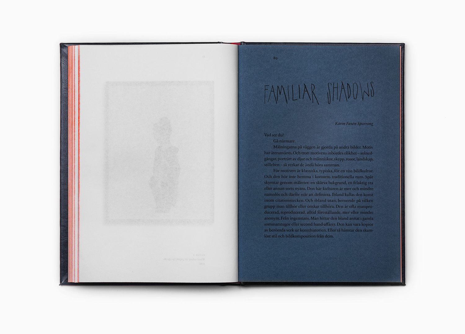 Swedish artist Anna Bjerger's book of works 2013—2017 designed by Scandinavian design studio Bedow