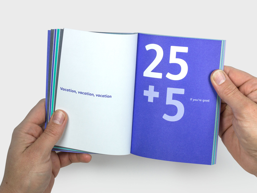 Employee handbook for Austin Fraser designed by Felt