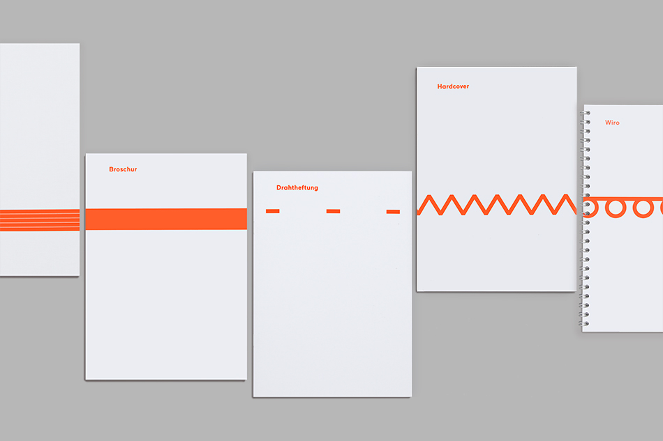 Notepad for Swiss binding specialists Bubu by graphic design studio Bob Design