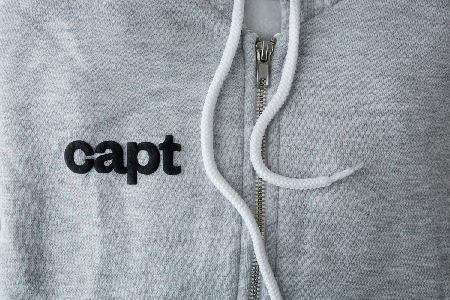 Branded hoodie designed by Bunch for San Francisco based tech start-up Capt