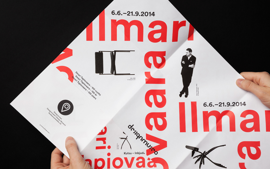 Poster designed by Bond for for Helsinki's Design Museum – Designmuseo