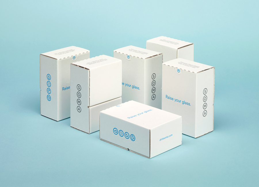 Logotype and packaging design by Manual for water filtration brand Soma