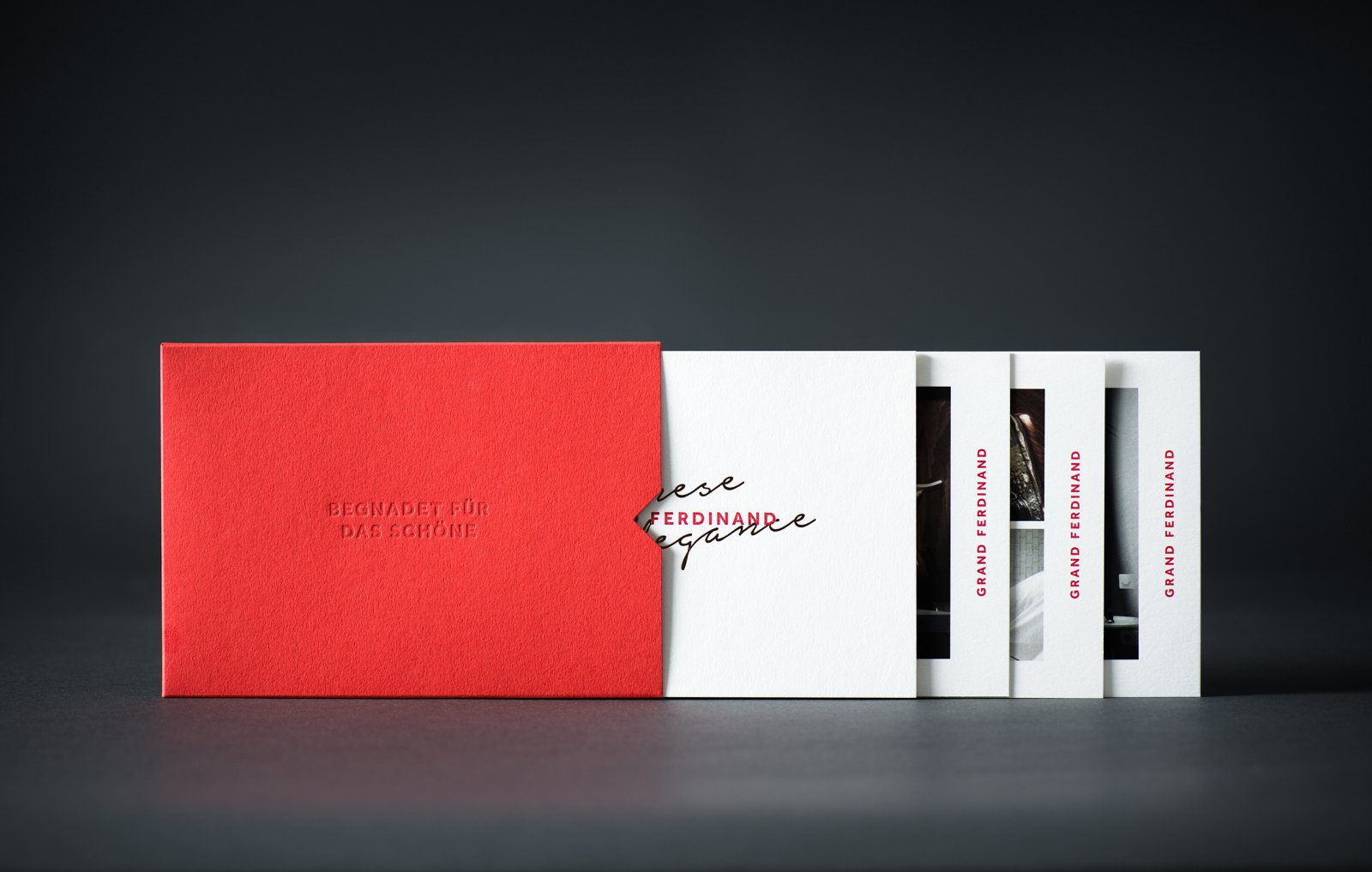 Red in Branding & Graphic Design: Grand Ferdinand by Moodley, Austria