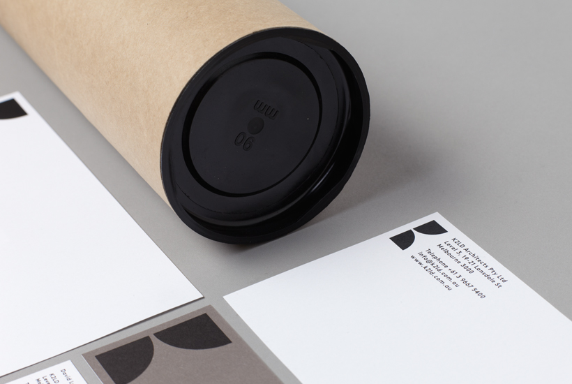 Logo and stationery design by Studio Hi Ho for Melbourne-based architecture and interior design firm K2LD