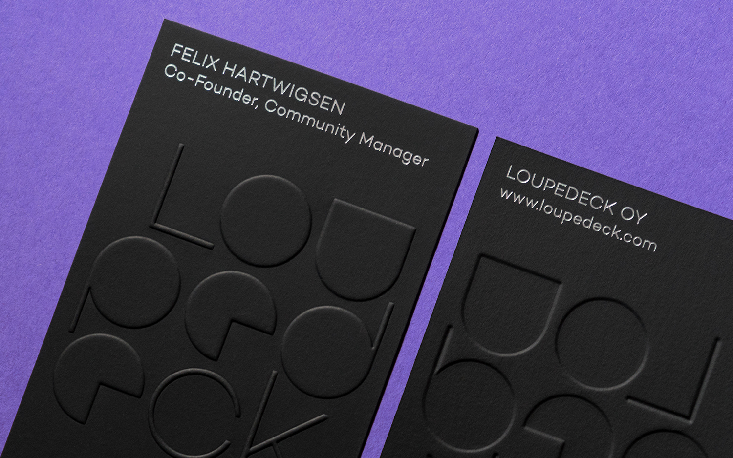 Blind Embossing – Loupedeck by Bond, Finland