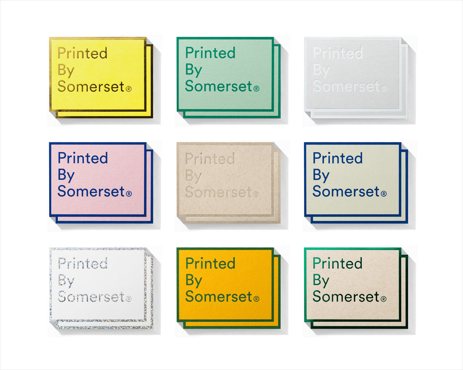 Logo, stationery, print and website by Leo Burnett Toronto for print production studio Somerset