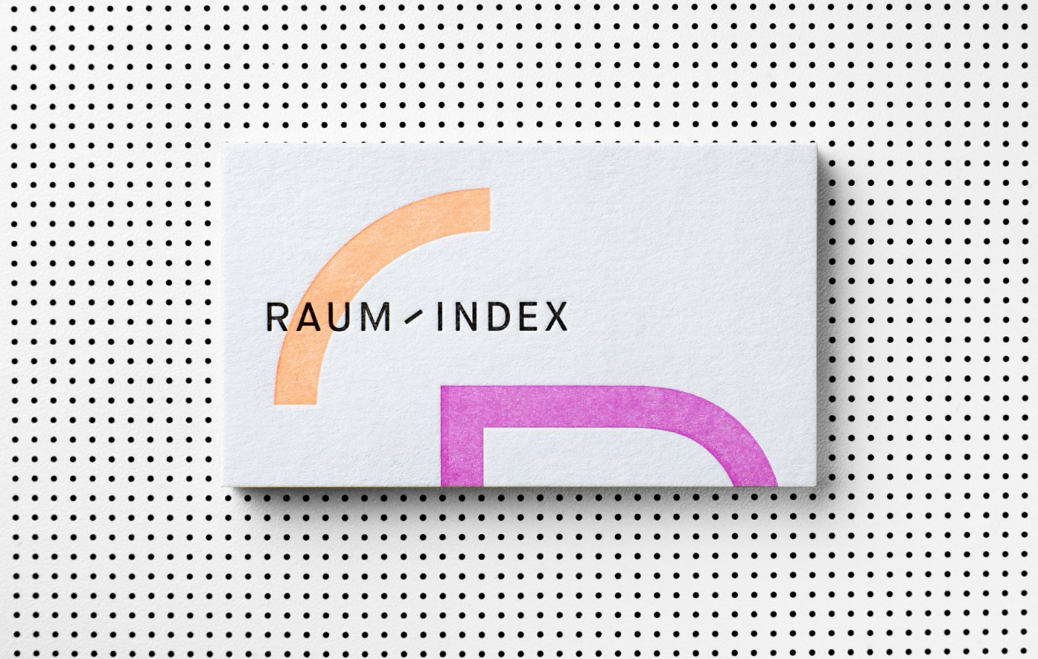 Brand identity and business cards by Graz and Wien-based Moodley for Austrian shop design studio Raumindex