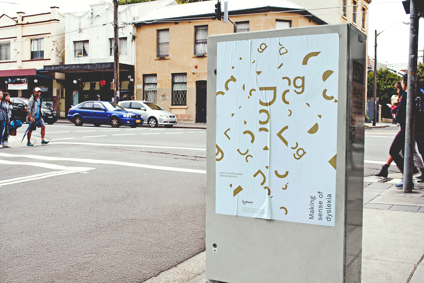 Brand identity and print campaign, posters and adverts for Sydney Dyslexia's innovative new programme Sydlexia by BBDO Dubai