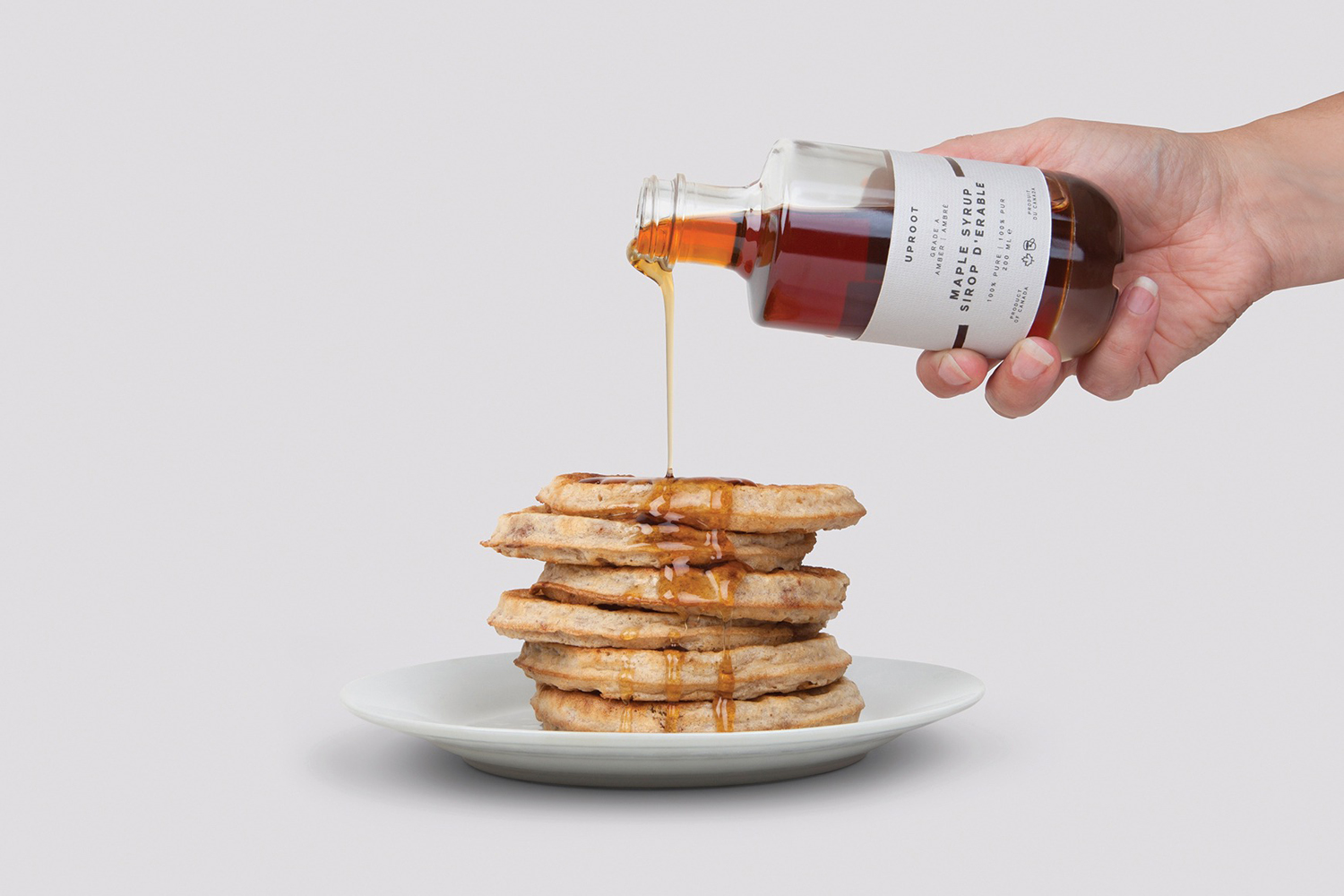 Premium maple syrup and packaging to celebrate UK-based graphic design studio Believe in's expansion into Canada