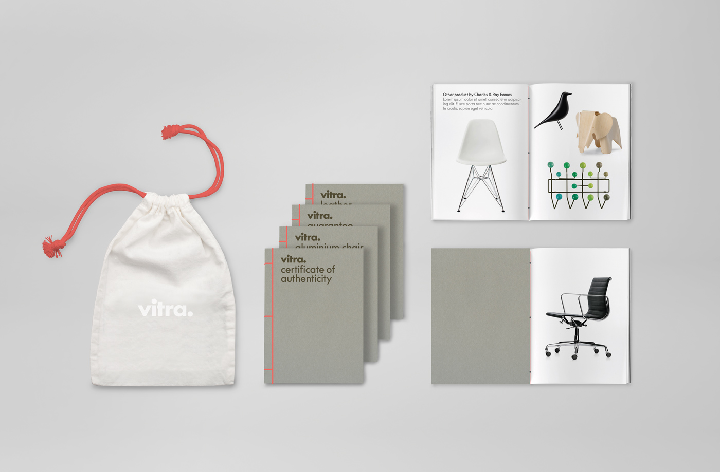 Package design for Vitra by Swedish design studio BVD