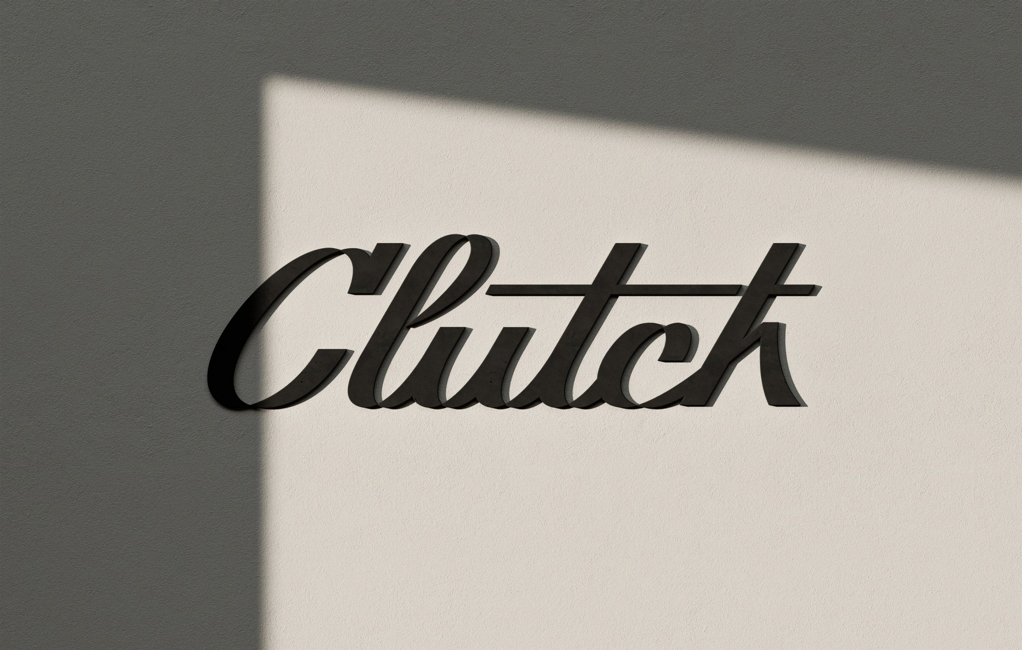Logotype by Parker Studio for modern Texas automotive shop and mechanics Clutch