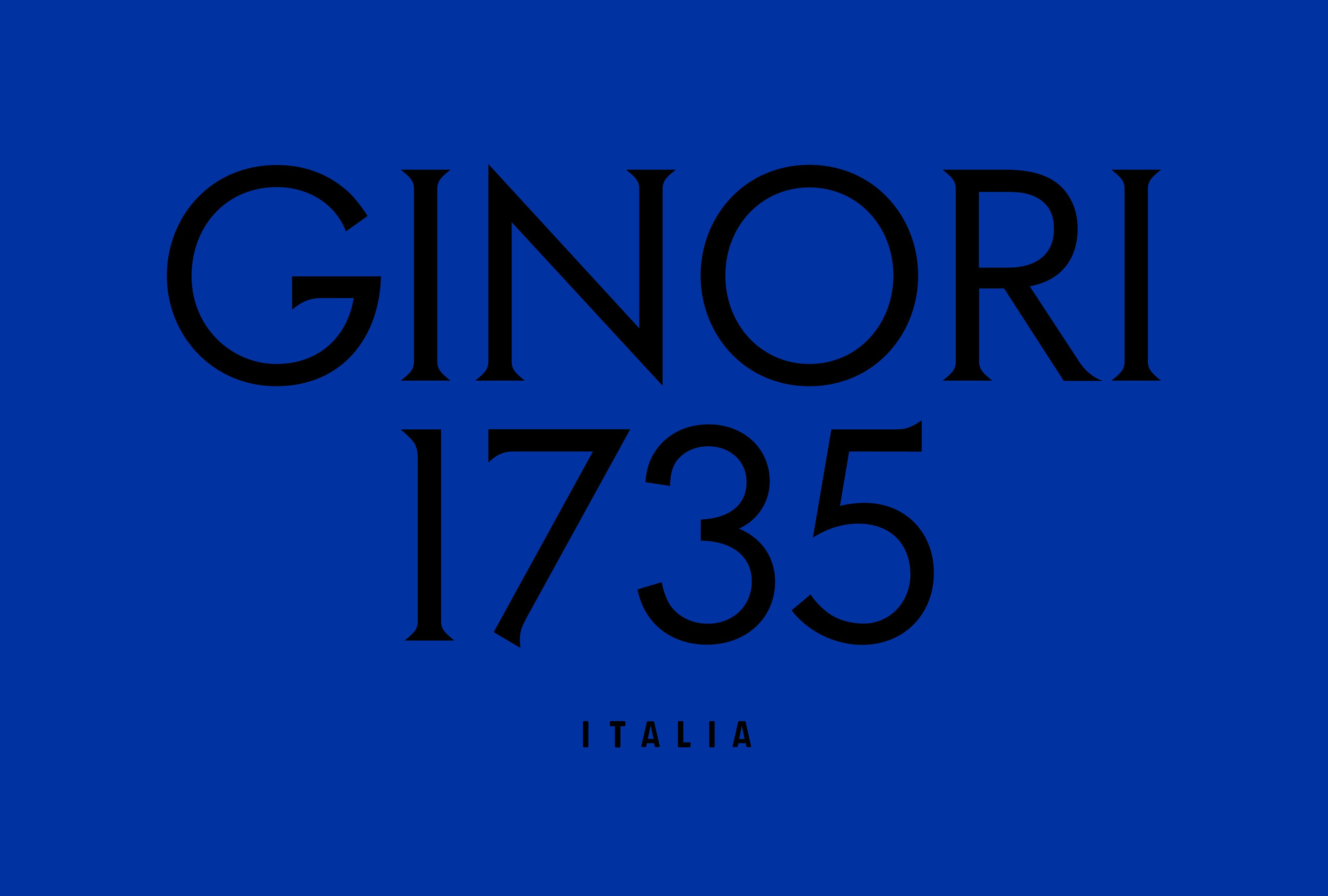 Serif logotype design for Italian homeware brand Ginori 1735 by AUGE Design