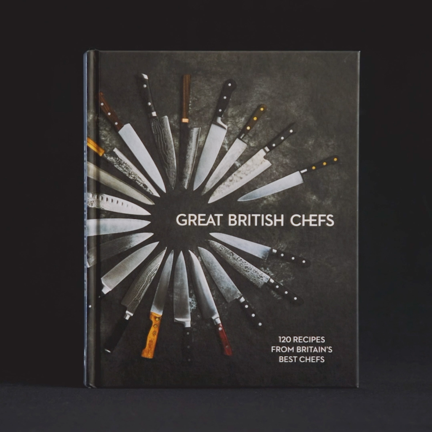 Great British Chefs book cover design