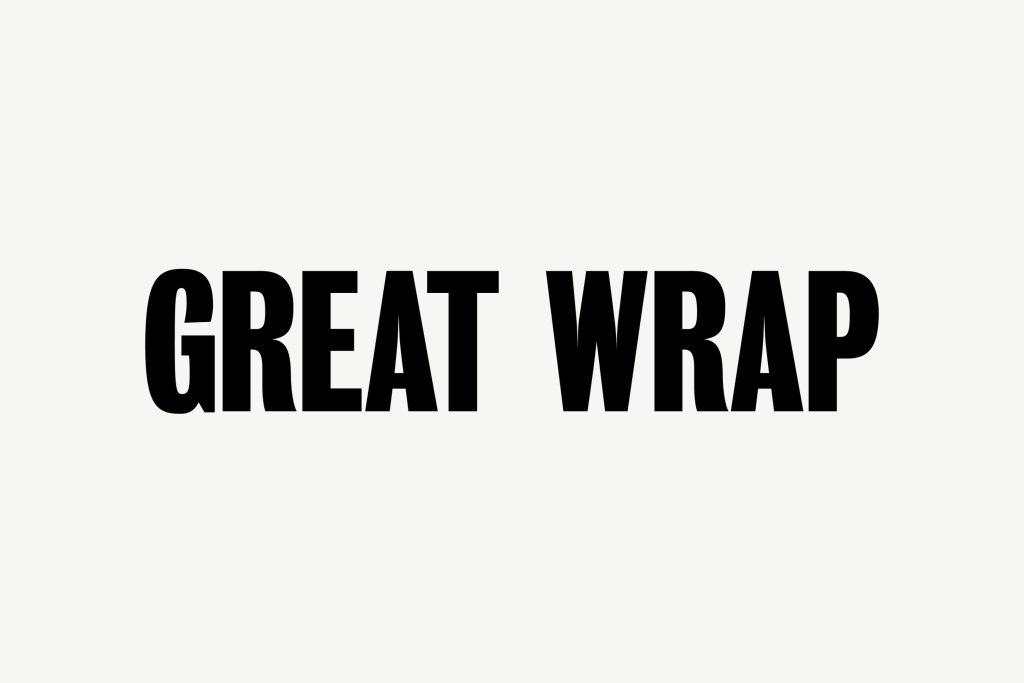 New Branding for Great Wrap by A Friend Of Mine — BP&O