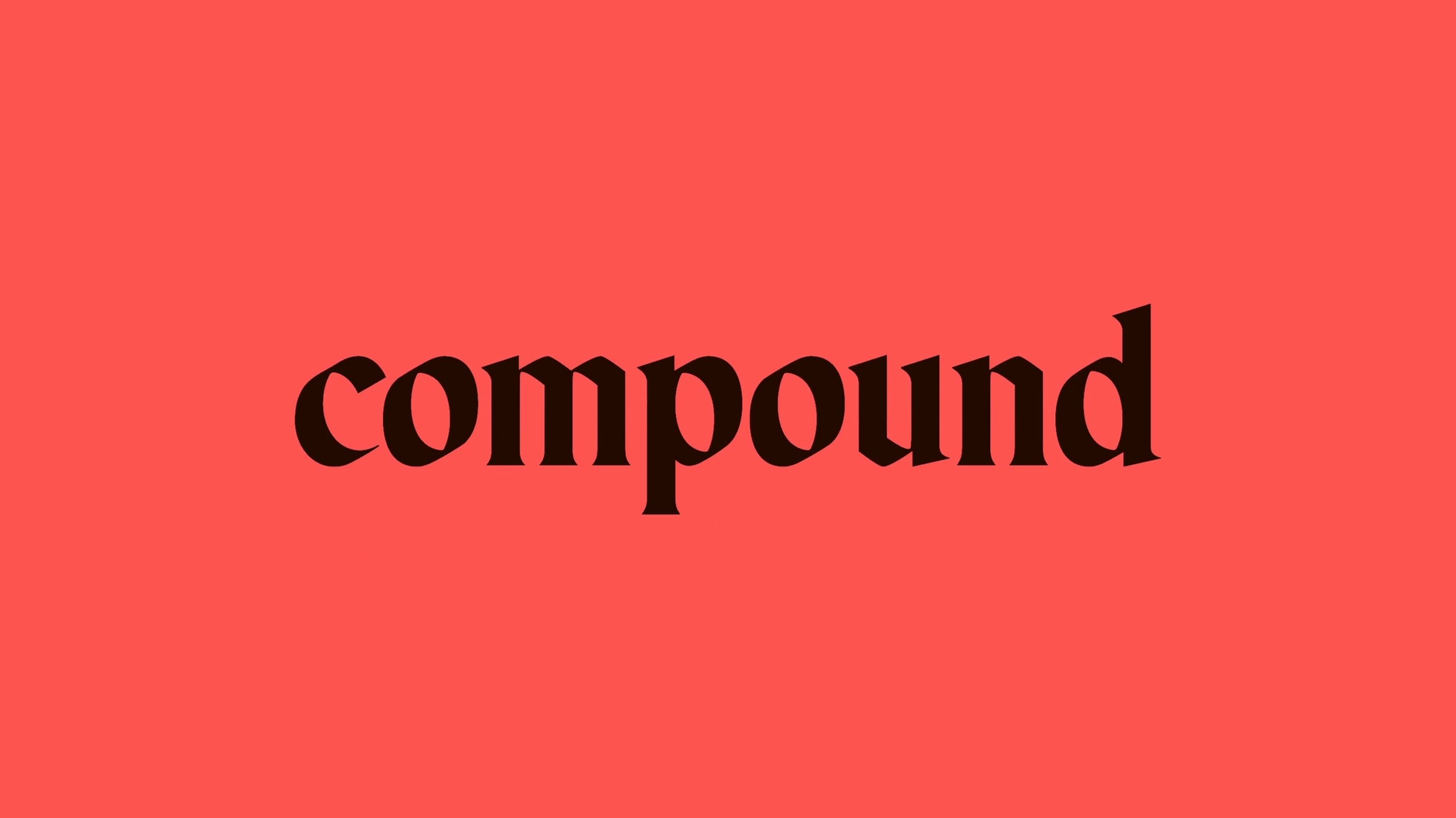 Logo, art direction and digital design for health tech company Compound developed by Design Studio