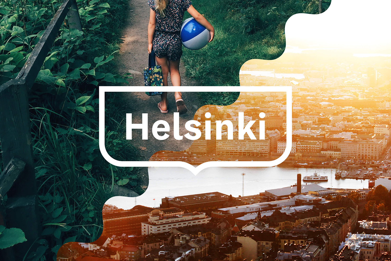 Logo and visual identity system designed by Werklig for the Finnish city of Helsinki