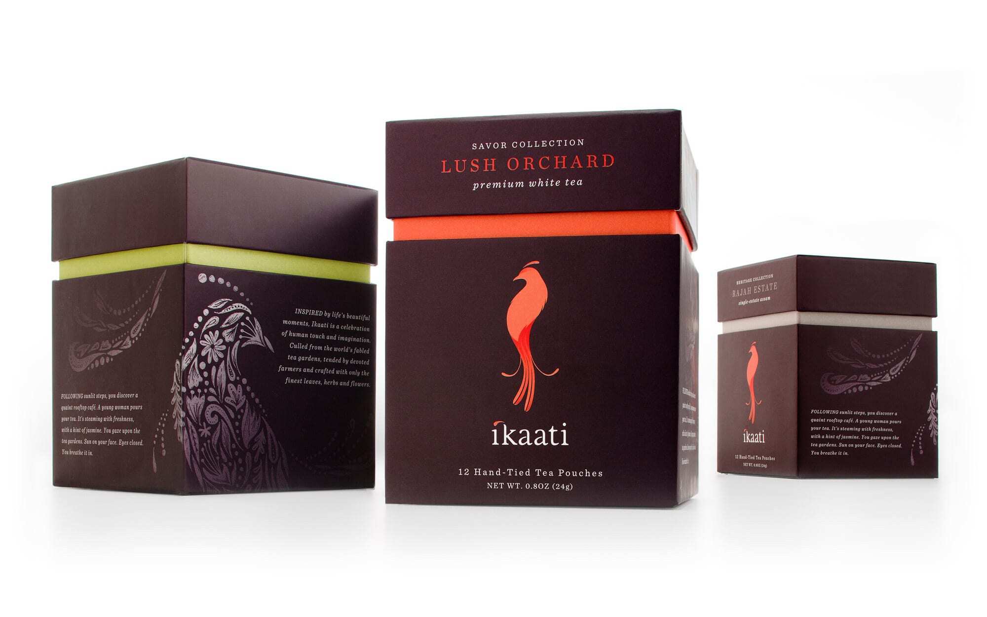 Packaging designed by Studio MPLS for Ikaati tea
