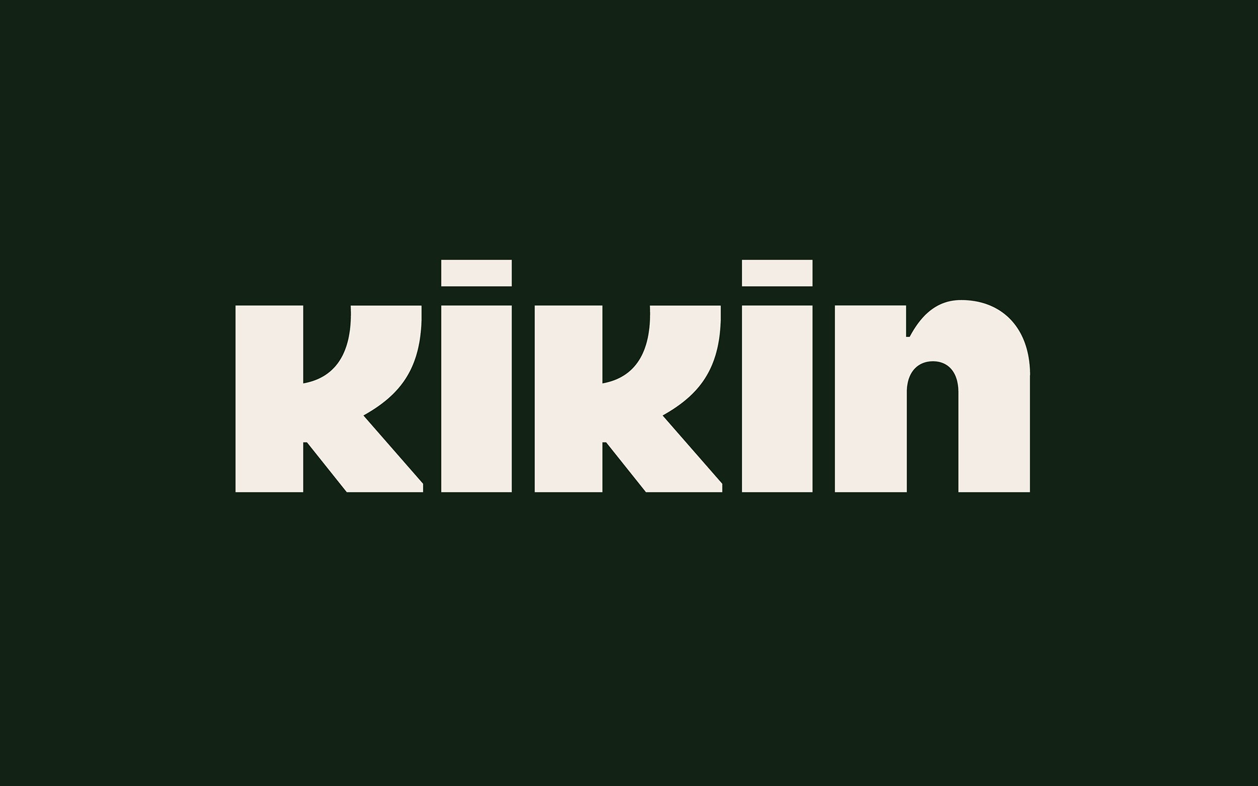 Logo and brand identity for digital finance platform Kikin designed by London-based design studio Koto