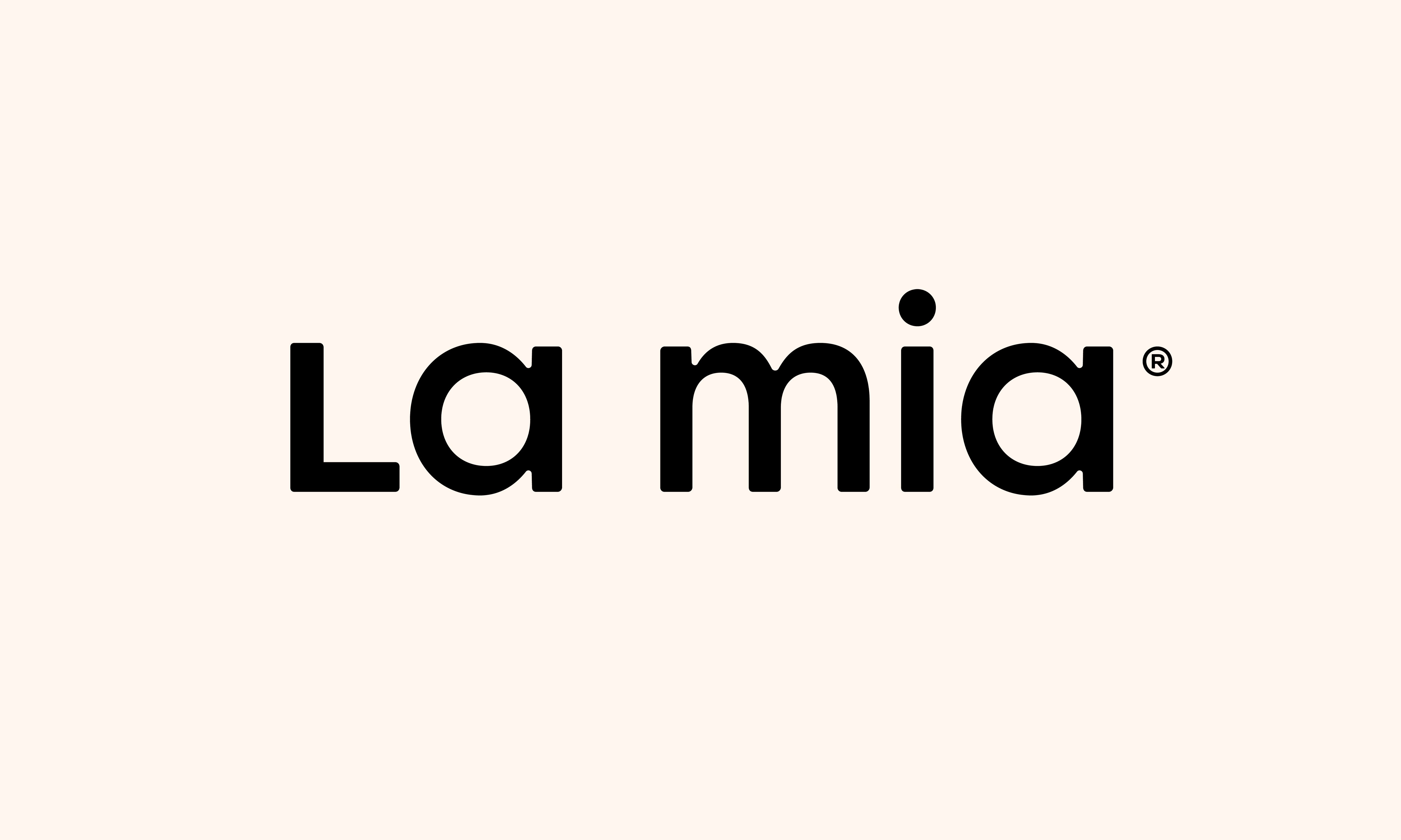 ogotype, typography, packaging and motion graphics for São Paulo-based gelato business La Mia designed by Papanapa