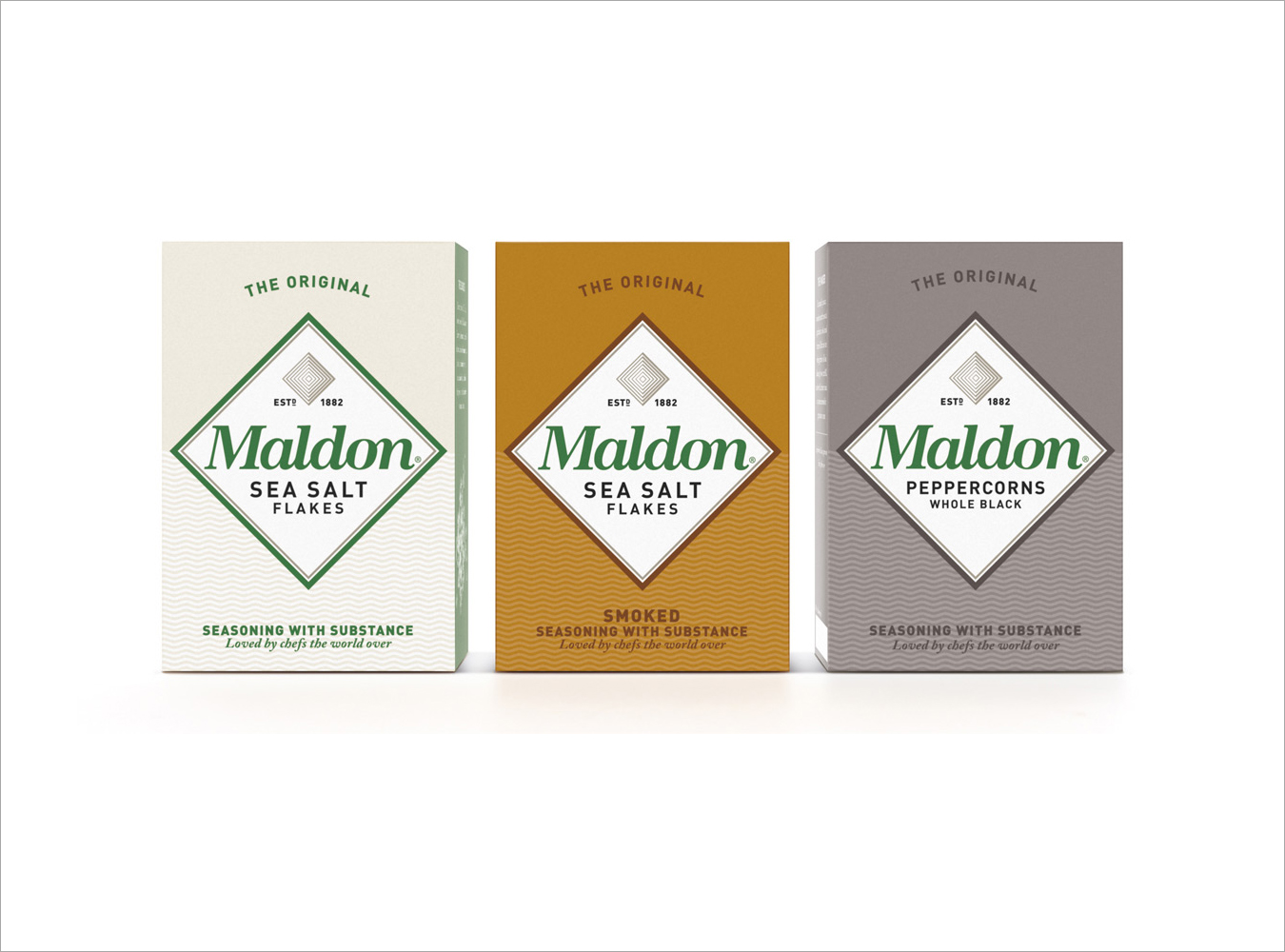 Maldon Salt - Branding and packaging design by Pearlfisher