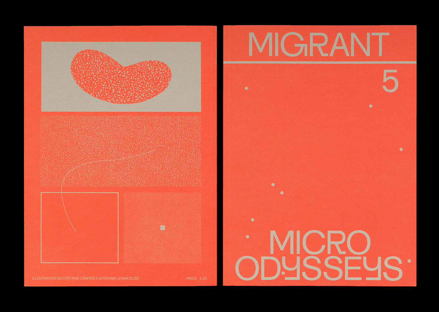 Migrant Journal No.5 Micro Odysseys edited by Justinien Tribillon, Michaela Büsse and Dámaso Randulfe, co-edited and designed by Offshore Studio