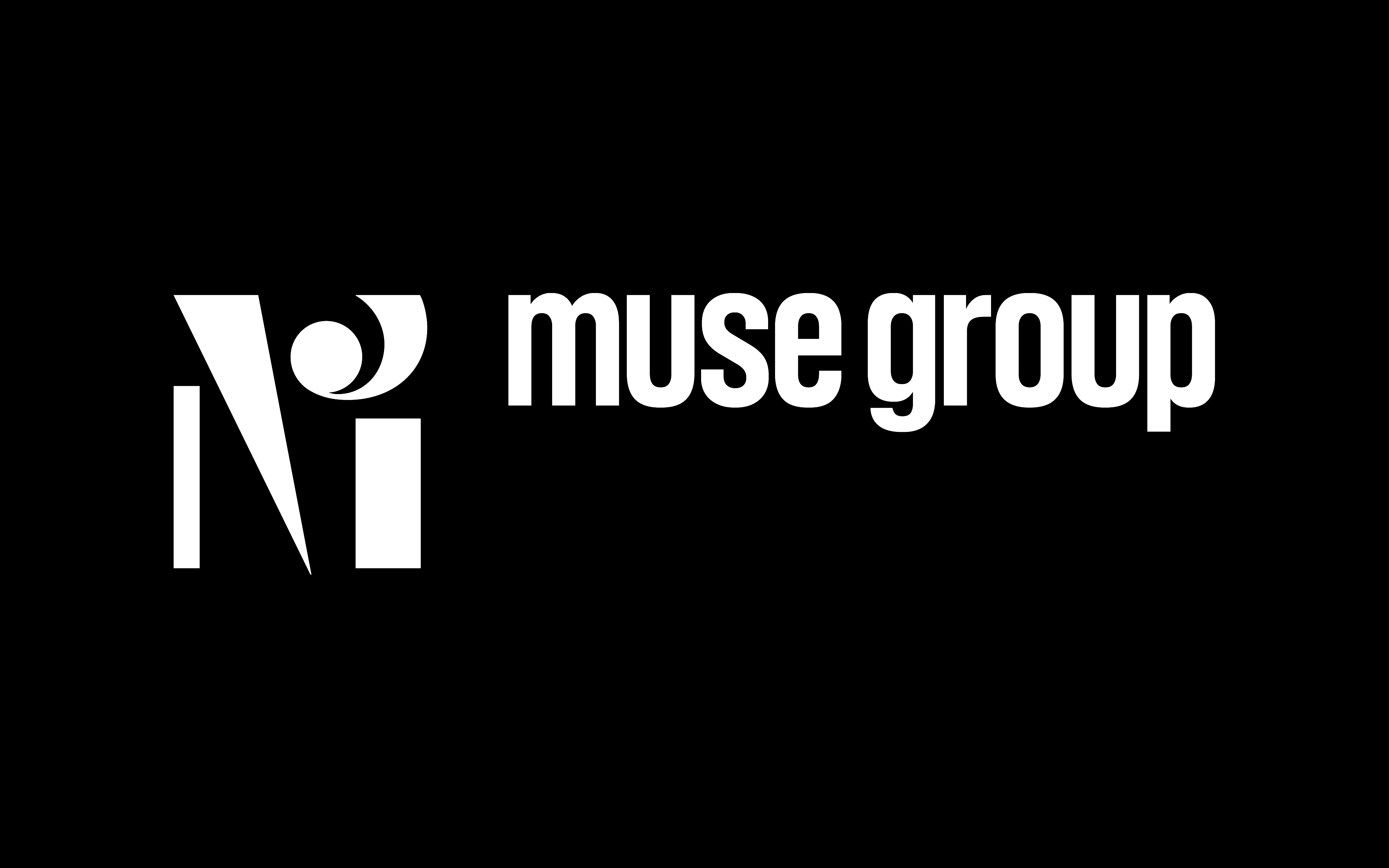 Symbols, logo, custom typeface and motion graphics for Muse Group designed by Collins