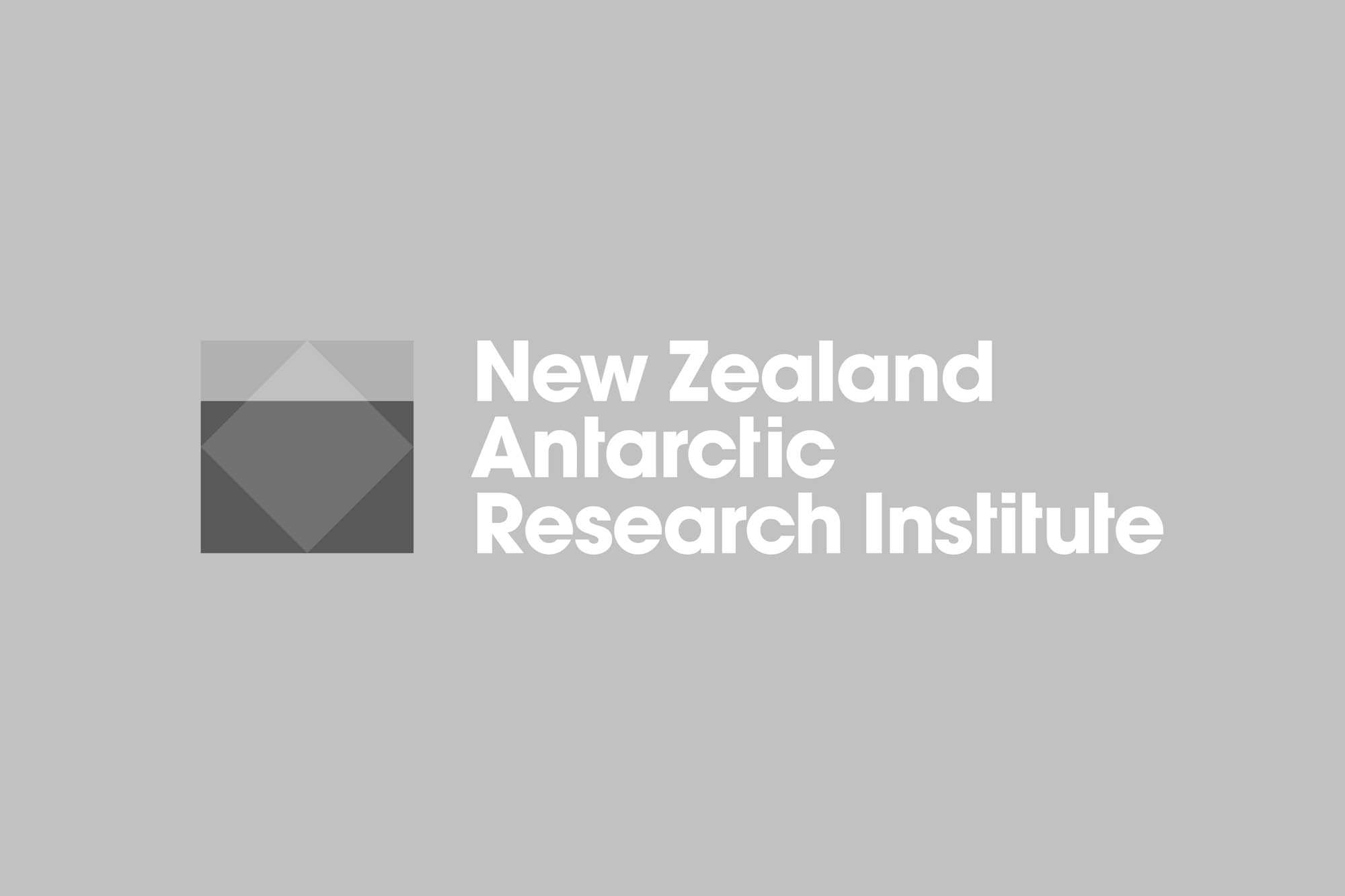 Logo designed by BRR for New Zealand Antarctic Research Institute 